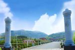 大连天台阁公墓实地拍摄实景图
