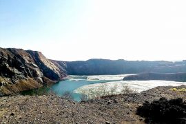 园区湖景