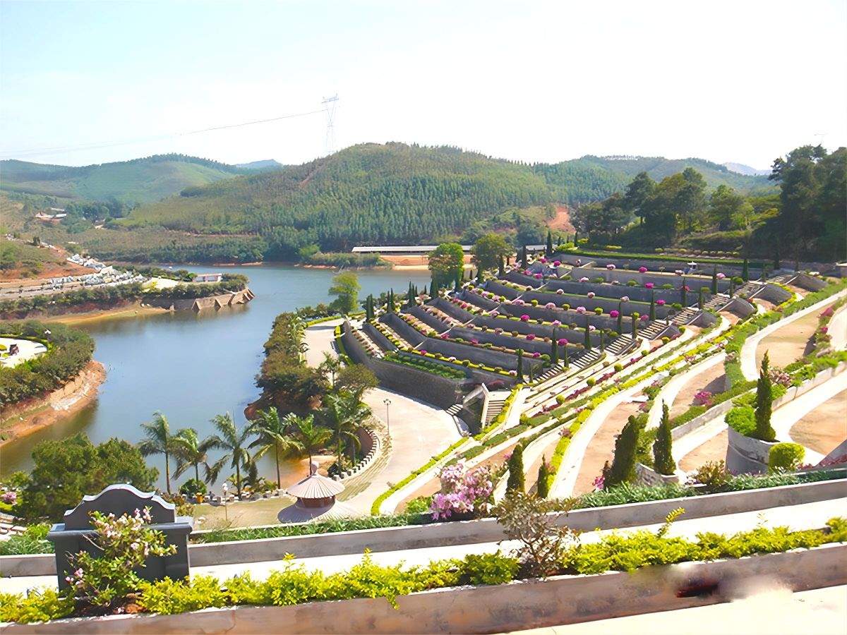 墓区远景