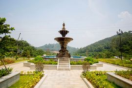 喷泉远景