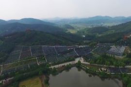 陵园湖泊