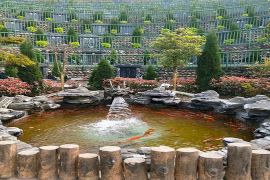 陵园湖泊